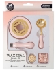 Picture of Studio Light Wax Seal Starter Kit | Κιτ για Σφραγίδες Κεριού με Φουρνάκι & Σφραγίδα Καρδιά, 24 τεμ.