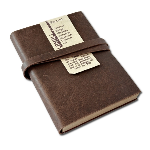 Picture of Lamali Routard Leather Traveler’s Notebook 11 x 15 cm | Χειροποίητο Δερμάτινο Notebook με Kraft Χαρτί - 160 σελ.