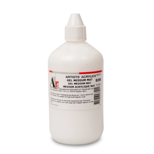 Picture of ARA Acrylics Acrylic Gel Medium Matt B390 | Ματ Gel Medium για Impasto & Μεικτές Τεχνικές, 500 ml