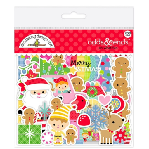 Picture of Doodlebug Oh What Fun Odds & Ends - Διακοσμητικά Εφήμερα Die Cuts, 203τεμ.