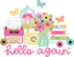Picture of Doodlebug Design Hello Again | Συλλογή Scrapbooking με Λουλούδια & Χαρούμενα Μοτίβα