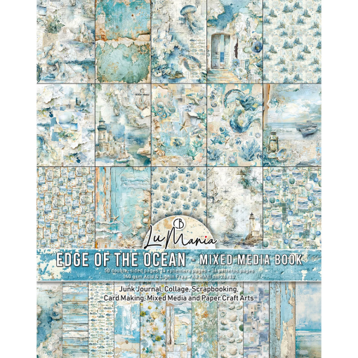 Picture of Ciao Bella Βιβλίο Χαρτιών & Ephemera για Mixed Media A4 Maxi – Edge of the Ocean