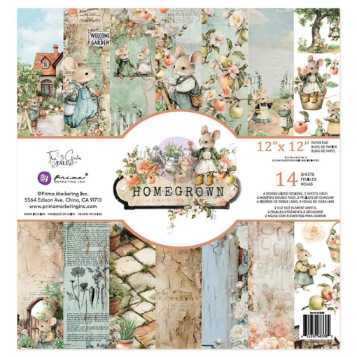 Picture of Prima Marketing Χαρτιά Scrapbooking 12” x 12” – Homegrown Collection