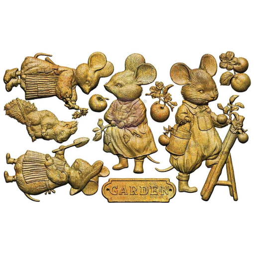 Picture of Prima Marketing Decor Mould – Καλούπι Σιλικόνης 5" x 8" – Homegrown Collection, Tiny Gardeners