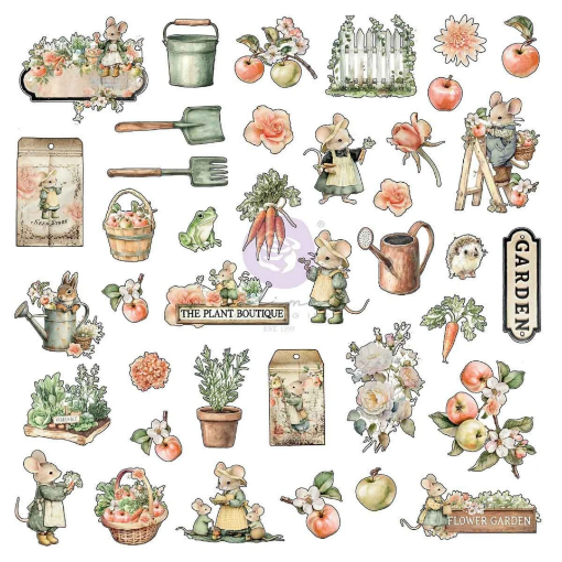Picture of Prima Marketing Διακοσμητικά Ephemera – Homegrown Collection, 78 τεμ.