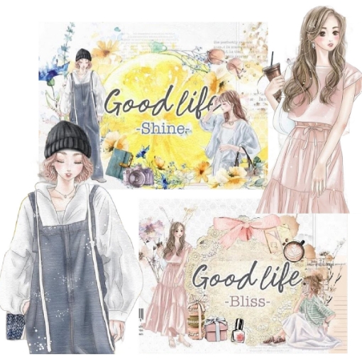 Picture of Asuka Studio Kawaii Συλλογή Scrapbooking - Good Life