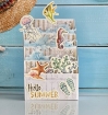 Picture of Asuka Studio Kawaii Μπλοκ Scrapbooking Διπλής Όψης 6''x6'' - Welcome to Paradise, Simple Style