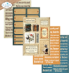 Picture of Elizabeth Craft Designs Patterned Cardstock A5 | Χαρτιά Rest & Relaxation Everyday Ephemera 2, A5
