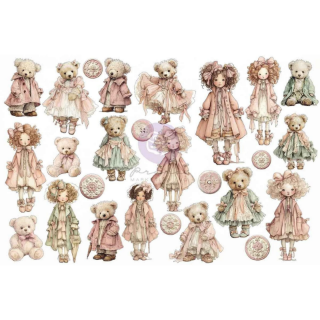 Picture of Prima Marketing Ephemera | Διακοσμητικά Εφήμερα Buttons & Keepsakes Cherished Companions by Frank Garcia, 52τεμ