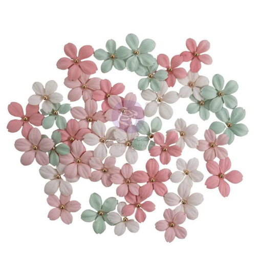 Picture of Prima Marketing Buttons & Keepsakes Flowers by Frank Garcia | Χειροποίητα Λουλούδια Tender Florals, 40τεμ