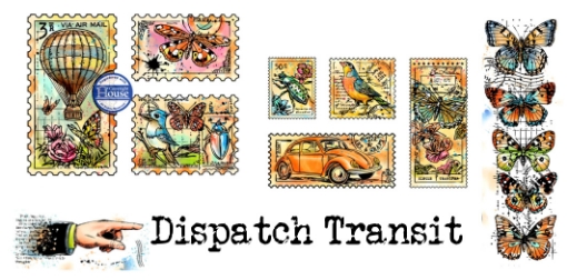 Picture of AALL & Create Dispatch Transit | Συλλογή Σφραγίδων για Mixed Media & Paper Crafts
