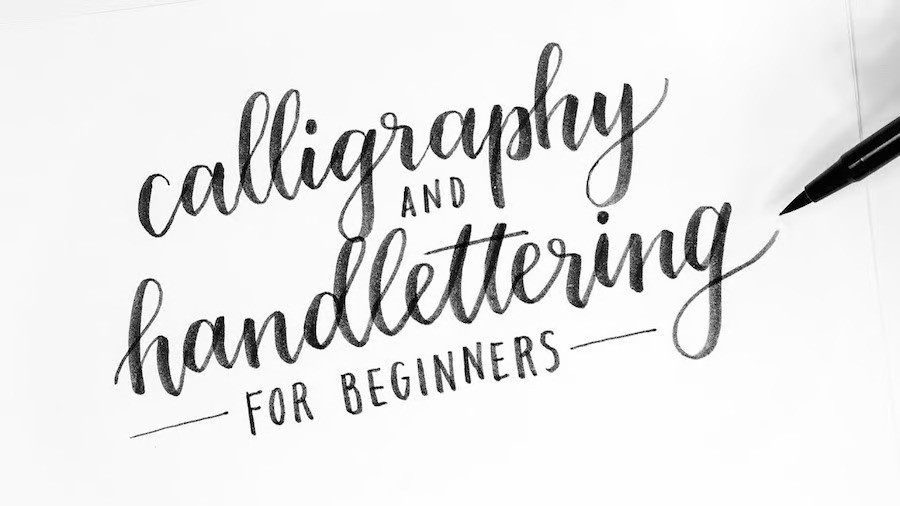calligraphy and hand lettering